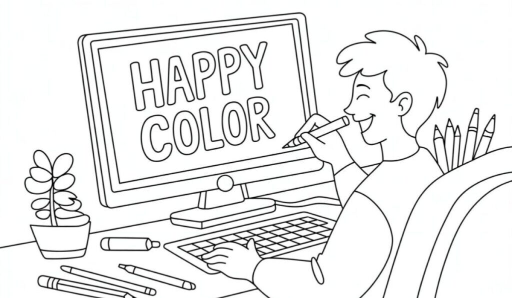 Einfache tipps für happy color coloring book am pc usitility