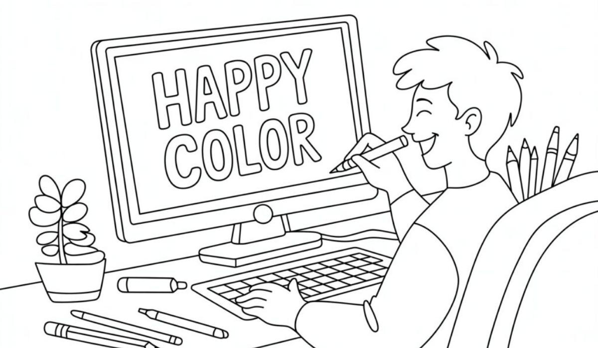 Einfache tipps für happy color coloring book am pc usitility