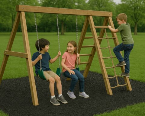 What are the different types of children’s play frames