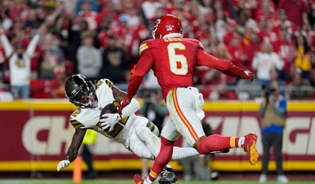 New Orleans Saints vs Kansas City Chiefs Match Player Stats