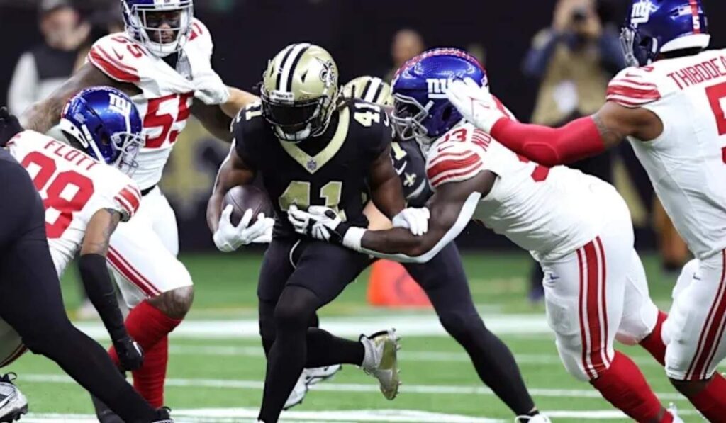 New Orleans Saints vs New York Giants match player stats