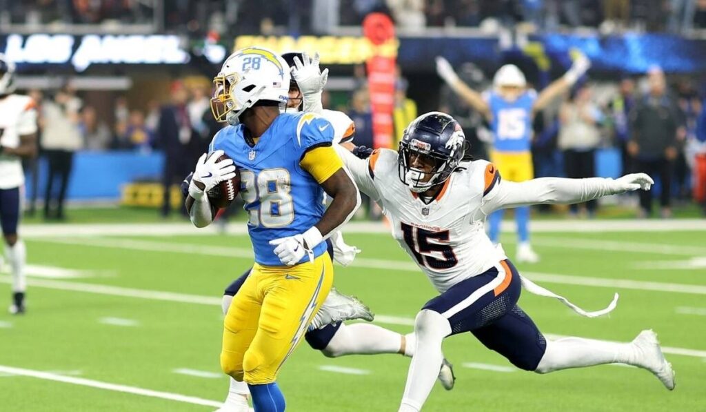 Denver Broncos vs Chargers Match Player Stats