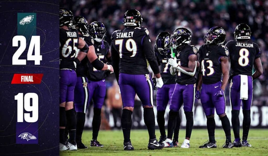 Philadelphia Eagles vs Baltimore Ravens Match Player Stats