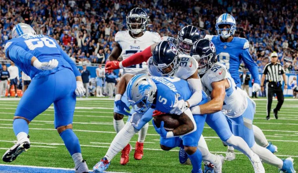 Tennessee Titans vs Detroit Lions Match Player Stats