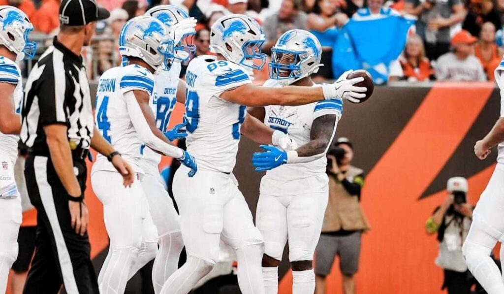 Detroit Lions vs Bengals Match Player Stats