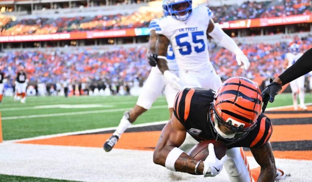 Detroit Lions vs Bengals Match Player Stats