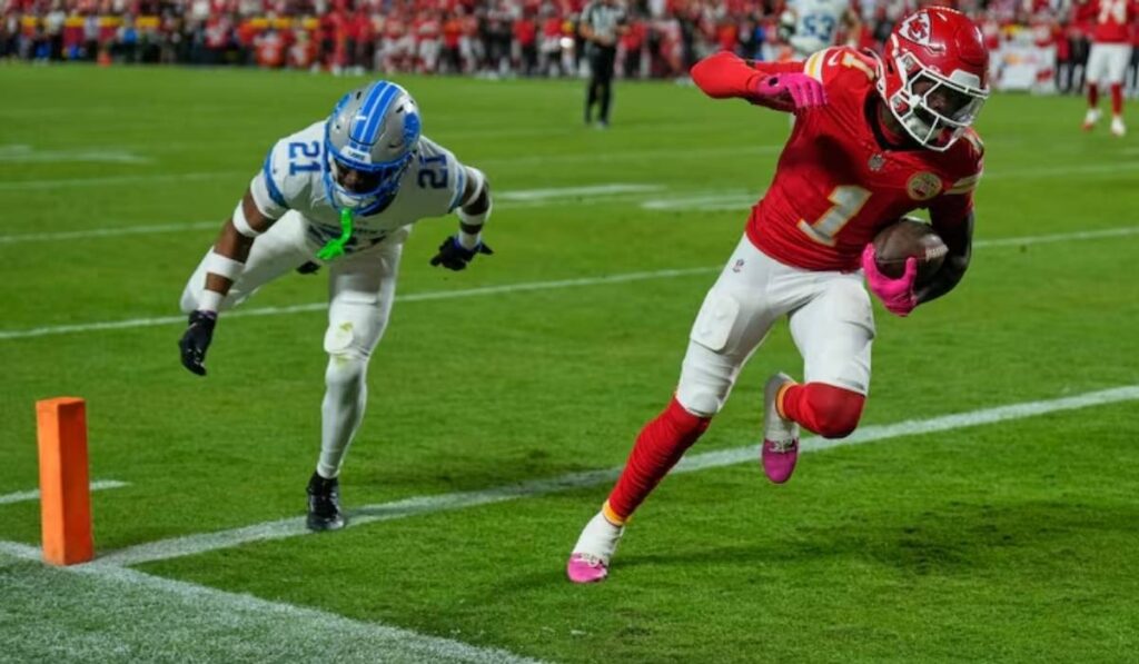 Detroit Lions vs Kansas City Chiefs Match Player Stats