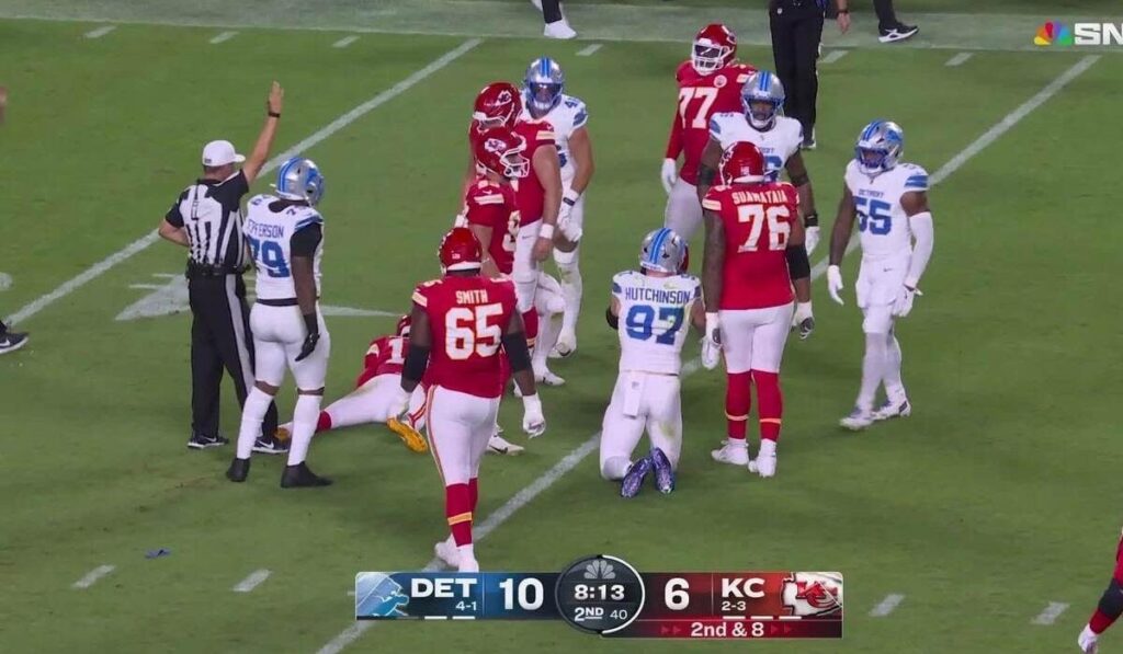Detroit Lions vs Kansas City Chiefs Match Player Stats