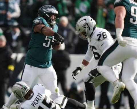 Philadelphia Eagles vs Las Vegas Raiders Match Player Stats