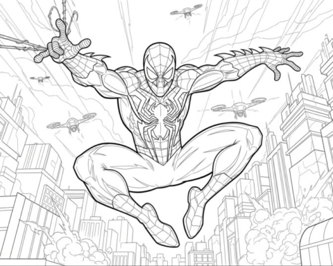 Spiderman Coloring Sheets