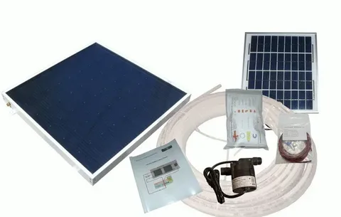 Solar Heated Water Heater Kits