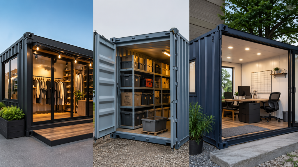 Creative Ways to Use a Conex Box for Retail, Storage, and Office Space