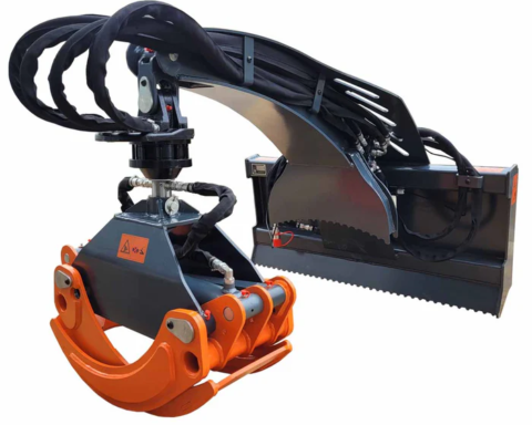 Material Handling Efficiency in Industrial Operations: The Role of a 3300 lb Skid Steer Rotary Log Grapple